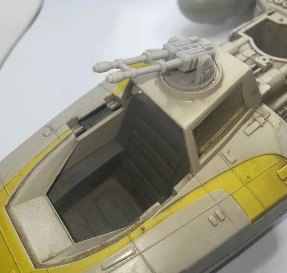 Vintage Star Wars Kenner Y Wing Fighter Cannon Top Gun Repro Part Only Kenner Toys