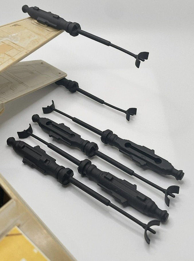 Vintage Star Wars X Wing Cannons Reproduction Replacement Part 1978 Kenner Toys - Collectors World Toys Hover Image