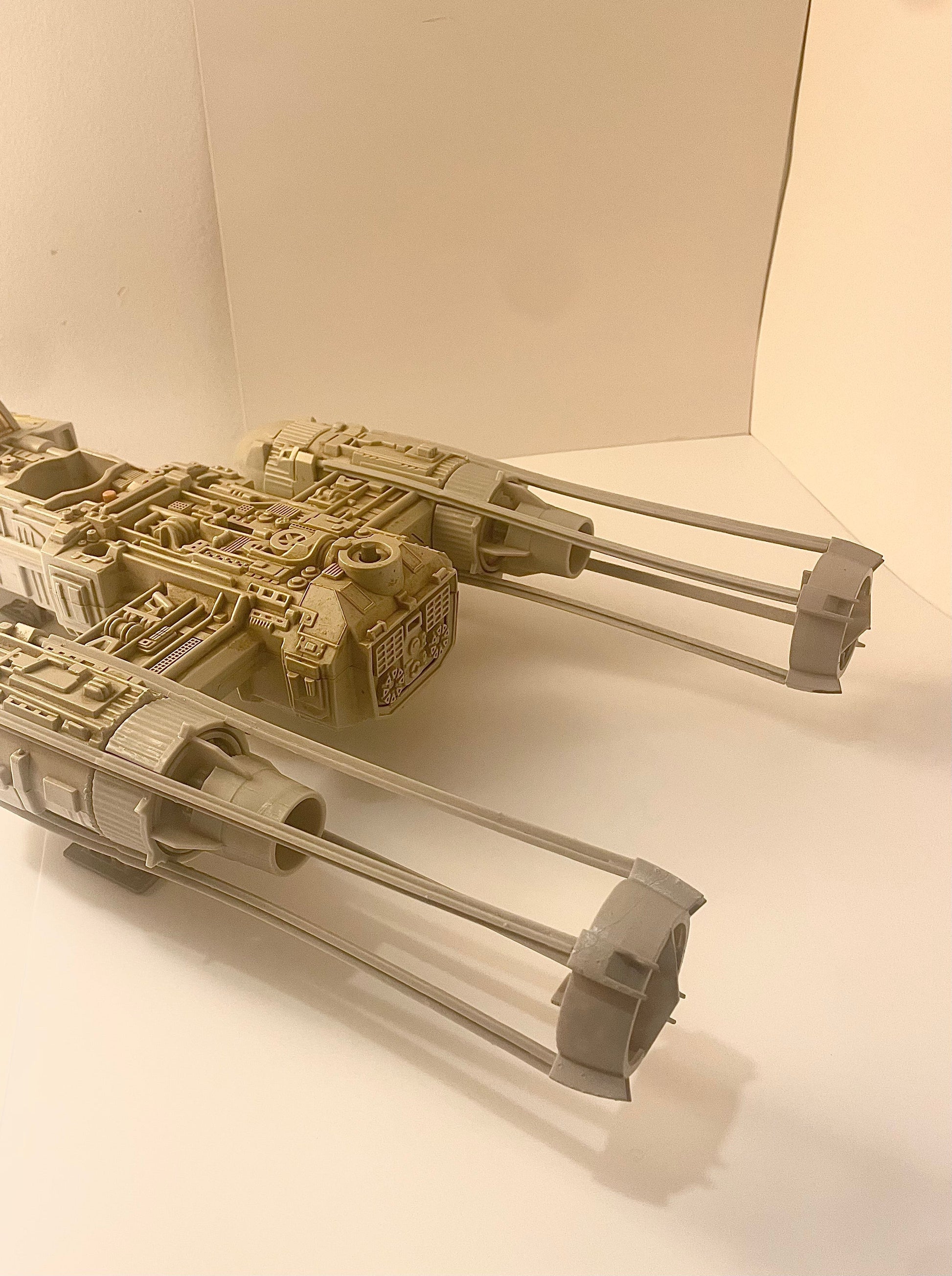 VINTAGE STAR WARS Y Wing Engine Set Complete Replacement Part REPRO 1983 Kenner Toys