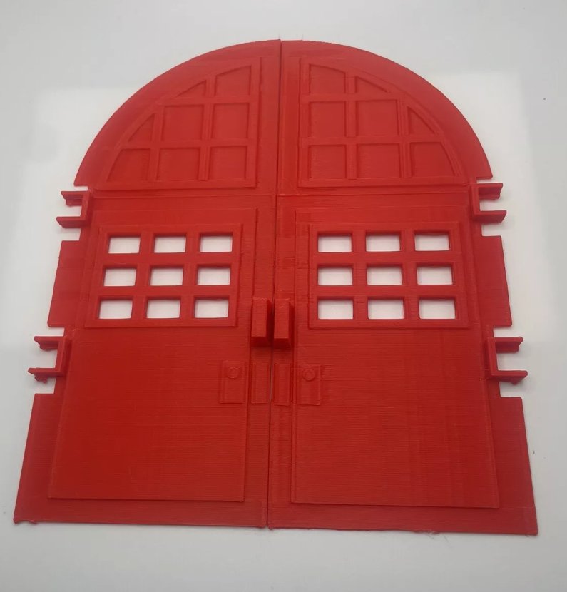 Vintage The Real Ghostbusters Firehouse Door Set REPRO Part Only 1987 Kenner - Collectors World Toys