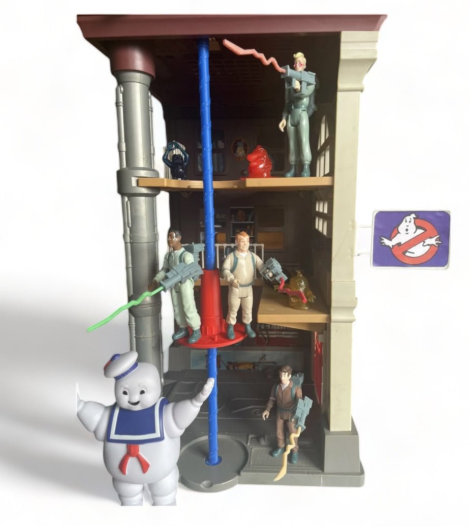 Vintage The Real Ghostbusters Firehouse Reproduction Pole & Base 1987 Real Ghostbusters Cartoon Series - Collectors World Toys