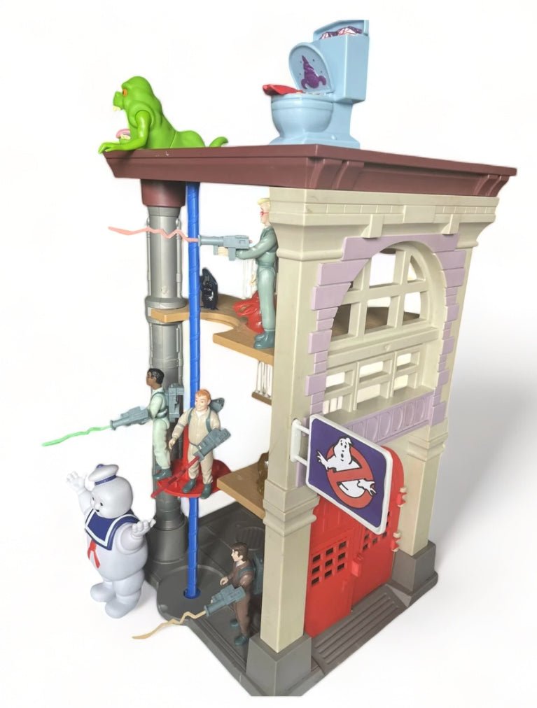 Vintage The Real Ghostbusters Firehouse Reproduction Pole & Base 1987 Real Ghostbusters Cartoon Series - Collectors World Toys
