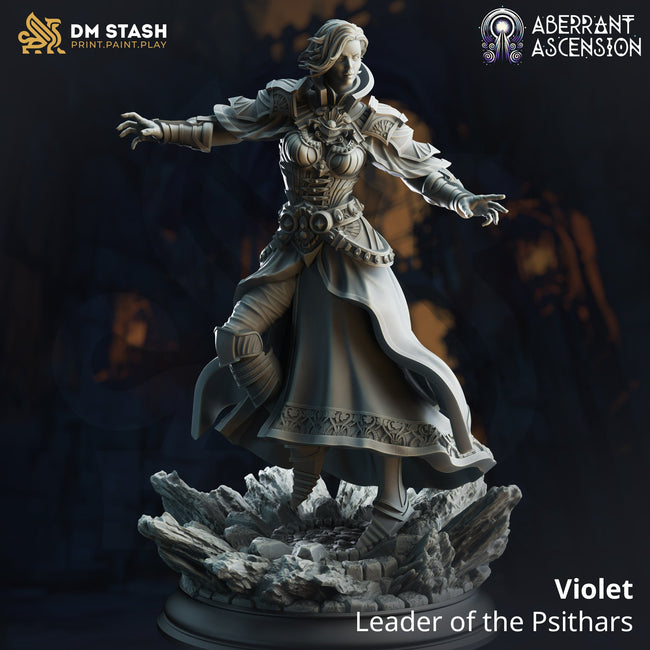 Violet, Leader of the Psithars (Female Human Sorcerer) - Hover Image