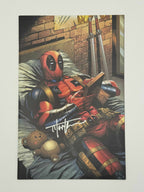 [Signed by Tyler Kirkham] DEADPOOL & WOLVERINE WWIII #1 Kirkham Unknown EXCL Virgin - Collectors World Toys