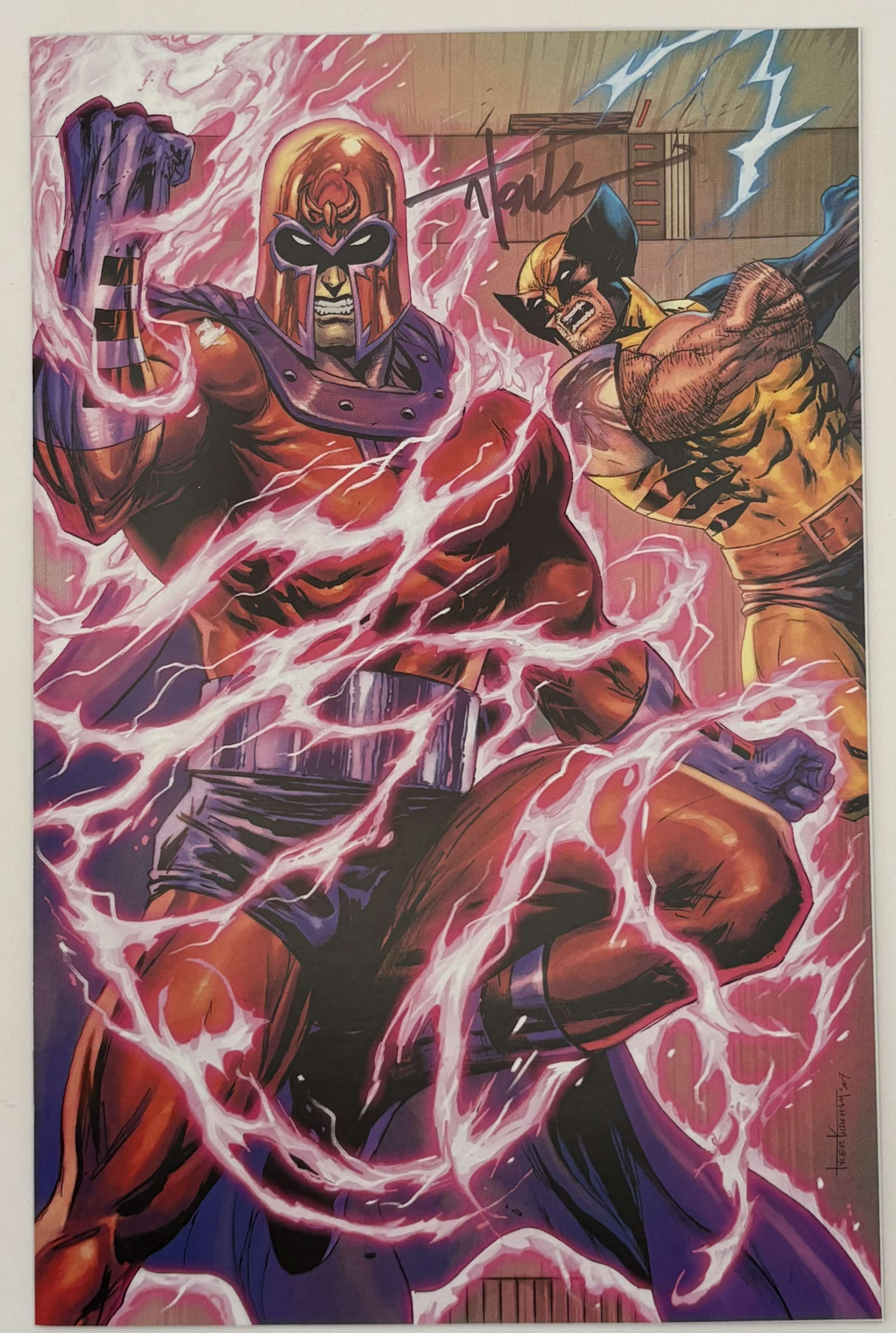 [Signed by Tyler Kirkham] WOLVERINE #2  Unknown Tyler Kirkham Connecting Cover Excl Virgin Var - Collectors World Toys Main image