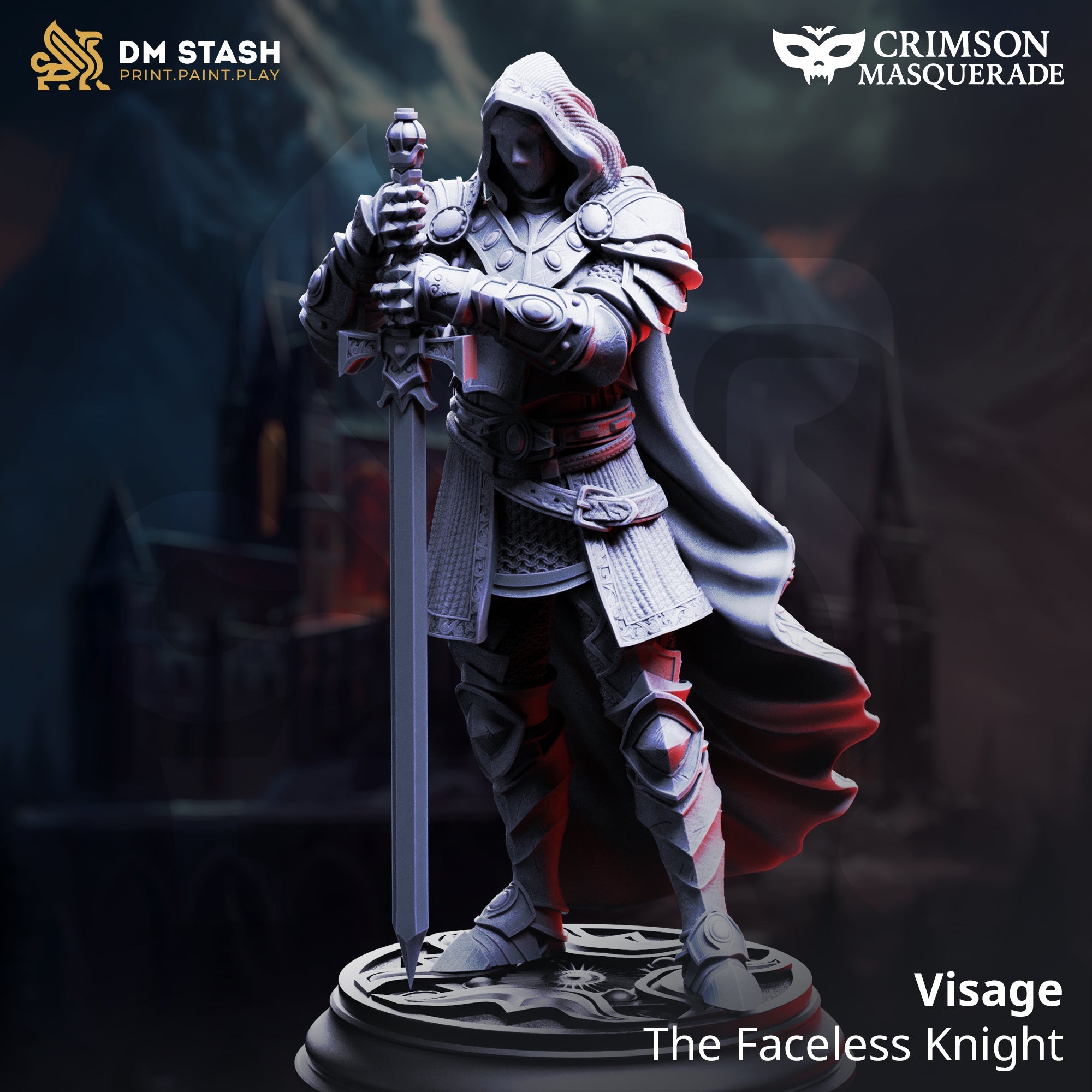 Visage, The Faceless Knight (Male Undead Paladin) Main image