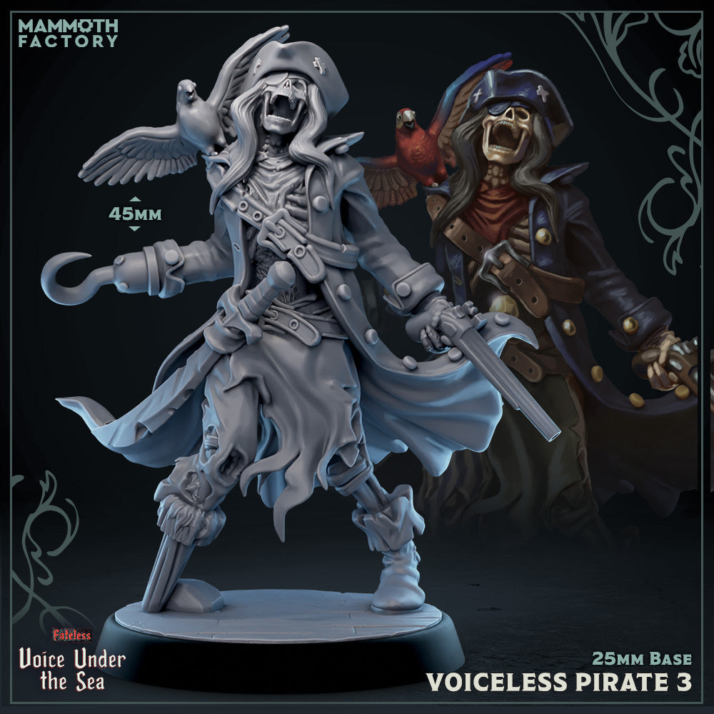 Voiceless Pirate 3 (Undead Pirate) -