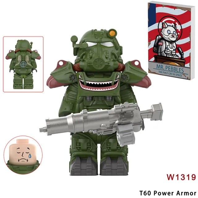 T60 Power Armor Green - Collectors World Toys Hover Image