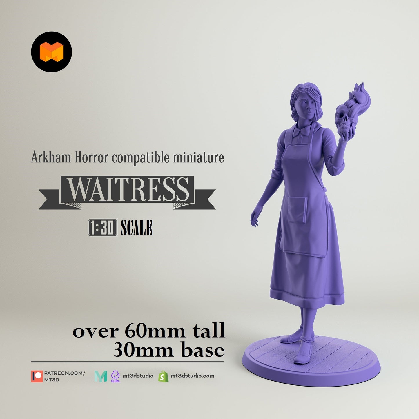 Arkham Compatible Investigator: The Waitress (Agnes Baker)