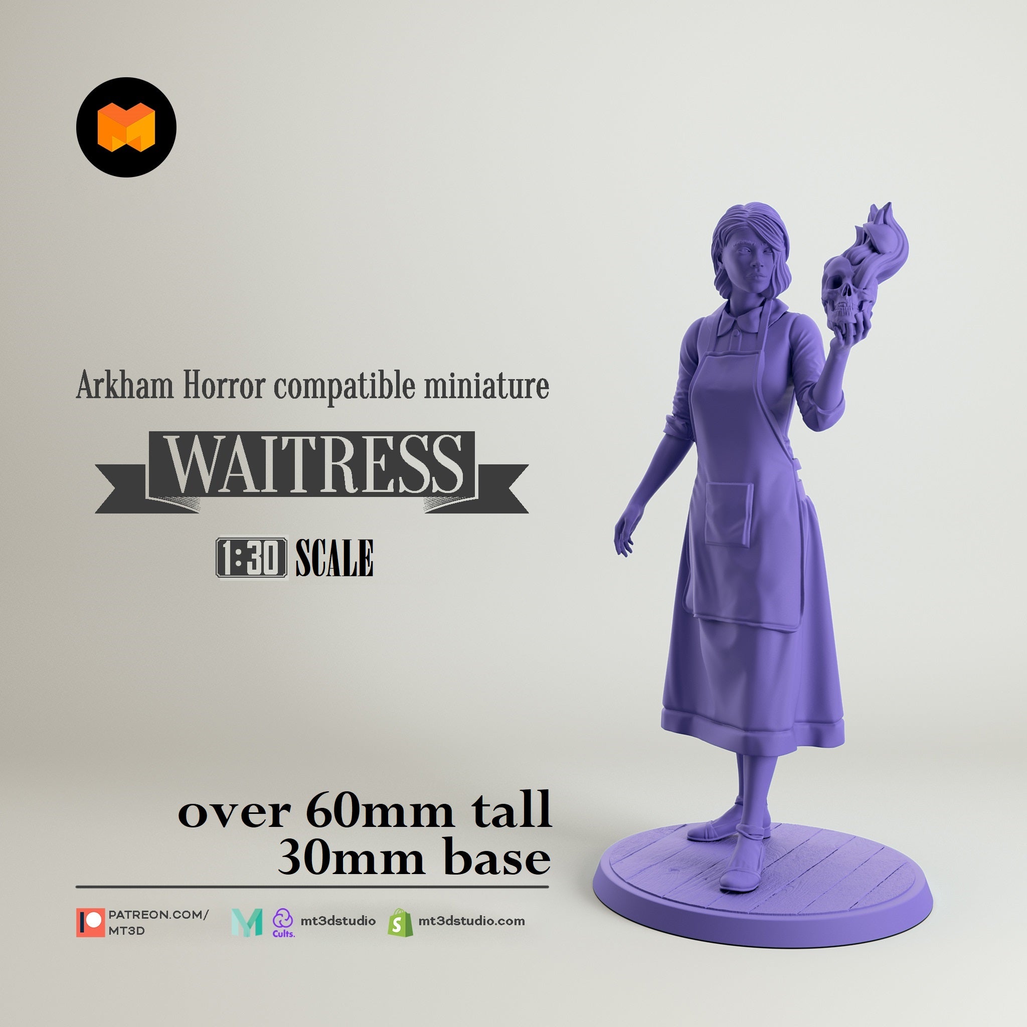 Arkham Compatible Investigator: The Waitress (Agnes Baker)