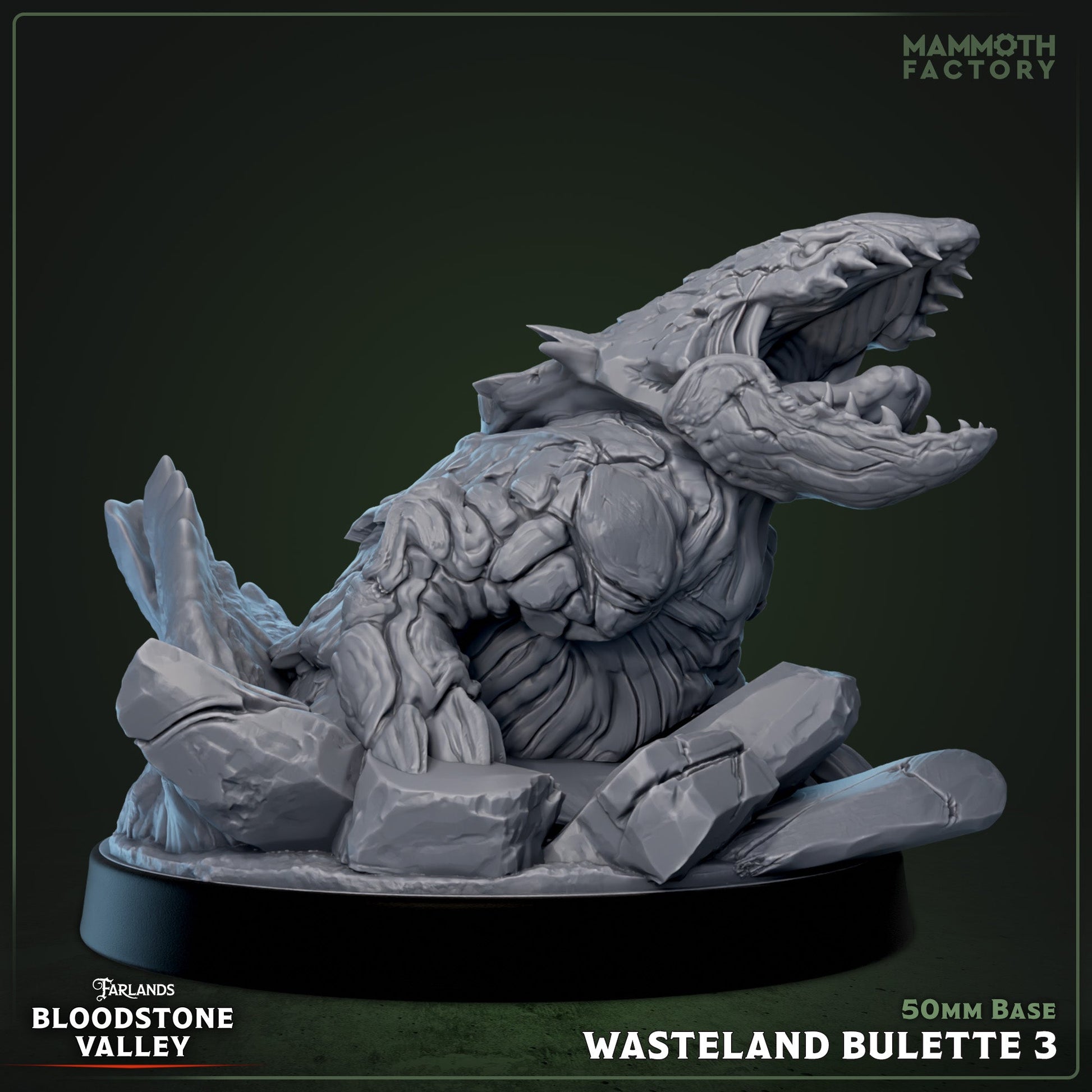Wasteland Bulette: Sculpt 3