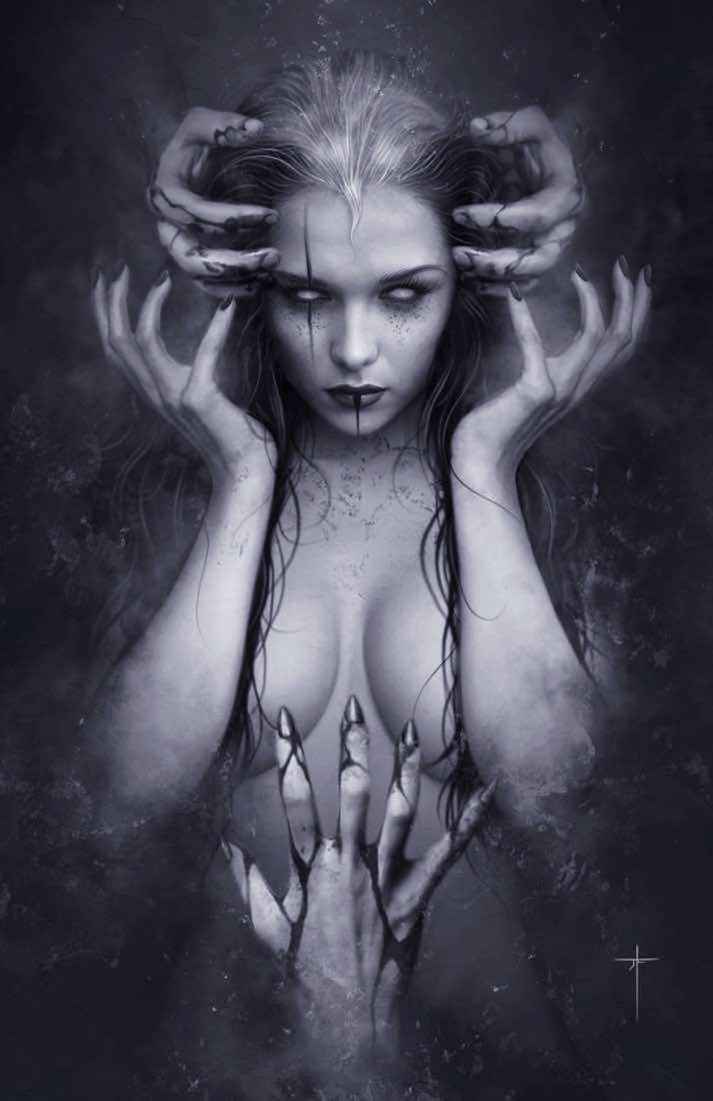 WE DON'T KILL SPIDERS: SEASON OF THE WITCH #1 (JAY FERGUSON EXCLUSIVE VIRGIN VARIANT B) ~ SCOUT COMICS Hover Image