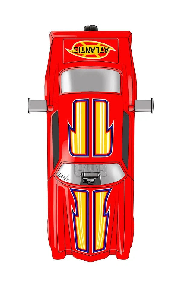1:32 Tom Daniel - Whiplash Classic Funny Car - A Tom Daniel Stylized Design (Snap Kit)