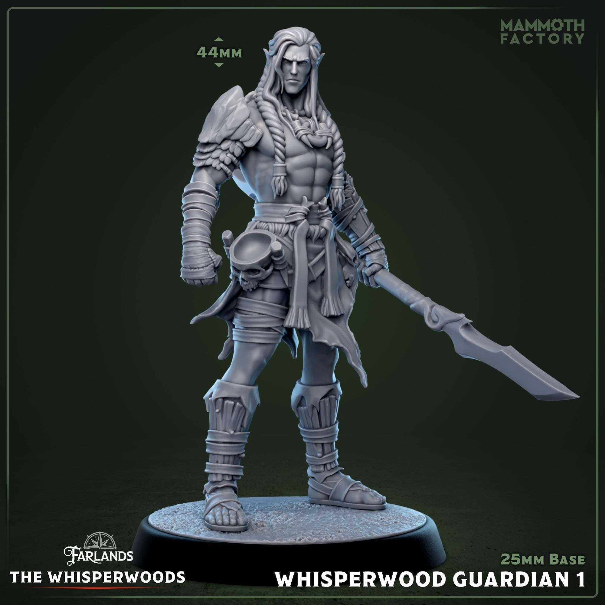 Whisperwood Guardian: Sculpt 1 (Male Wood Elf Fighter) Main image