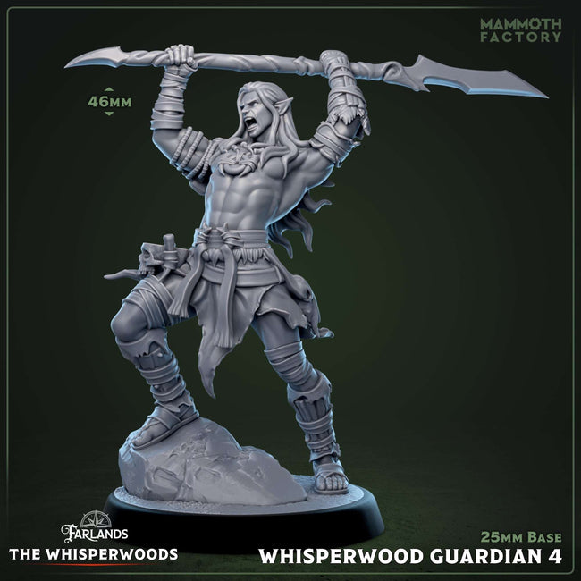 Whisperwood Guardian: Sculpt 4 (Male Wood Elf Fighter) Hover Image