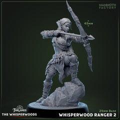 Whisperwood Ranger: Sculpt 2 (Female Wood Elf Archer)