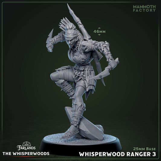 Whisperwood Ranger: Sculpt 3 (Female Wood Elf Archer)