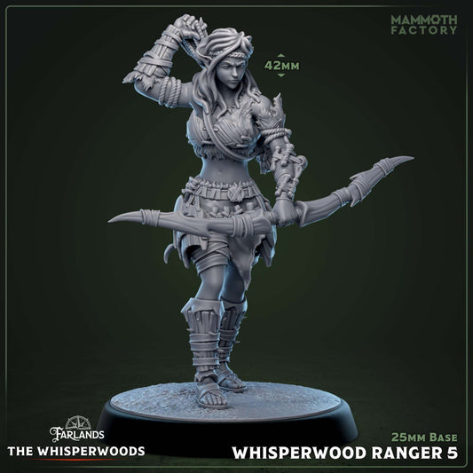 Whisperwood Ranger: Sculpt 5 (Female Wood Elf Archer)