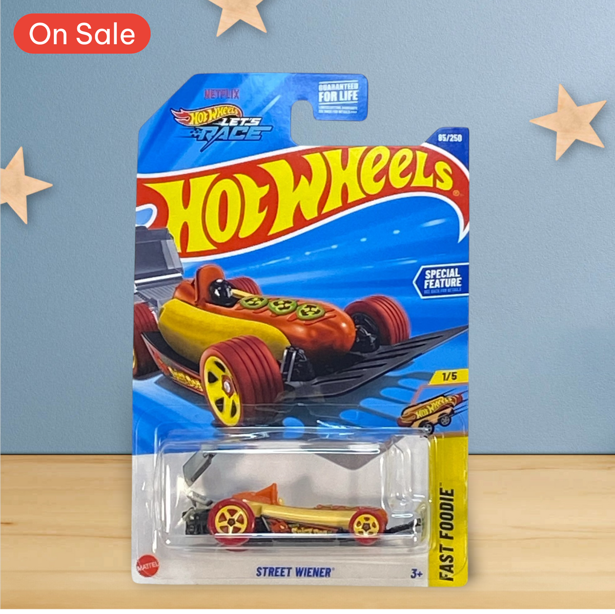 Hot Wheels Street Wiener - Fast Foodie Series 1/5