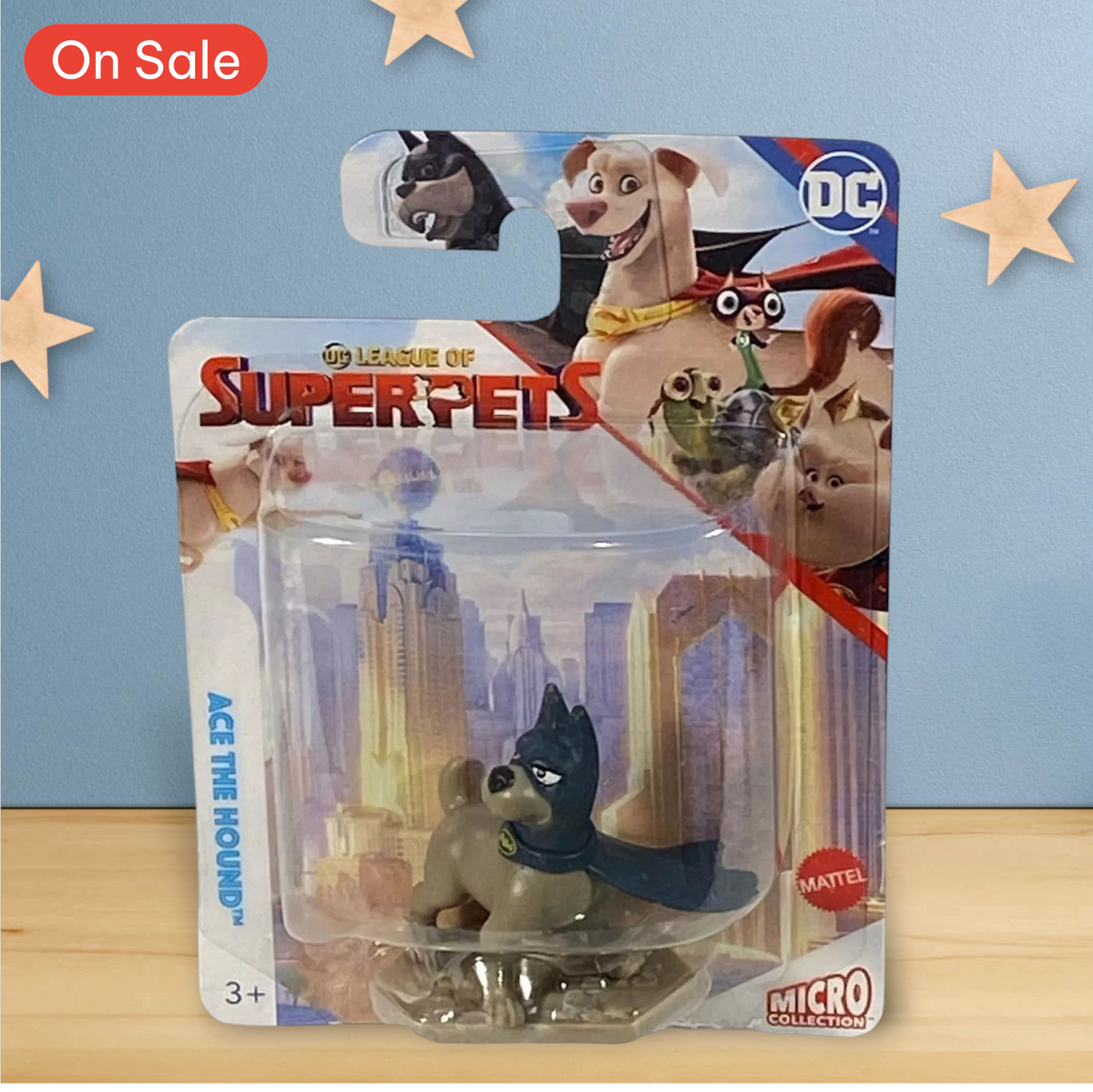 Ace The Hound Micro Figure / Cake Topper- League of Super Pets Collectibles