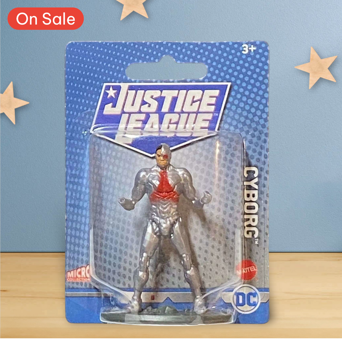 Cyborg Micro Figure / Cake Topper - Justice League Collectible