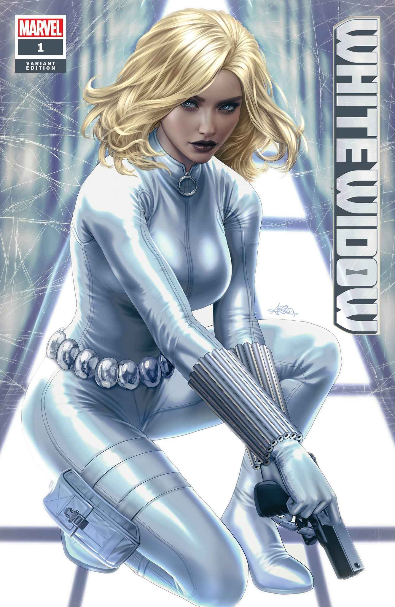 WHITE WIDOW #1 (ARIEL DIAZ EXCLUSIVE VARIANT) COMIC BOOK ~ Marvel Main image