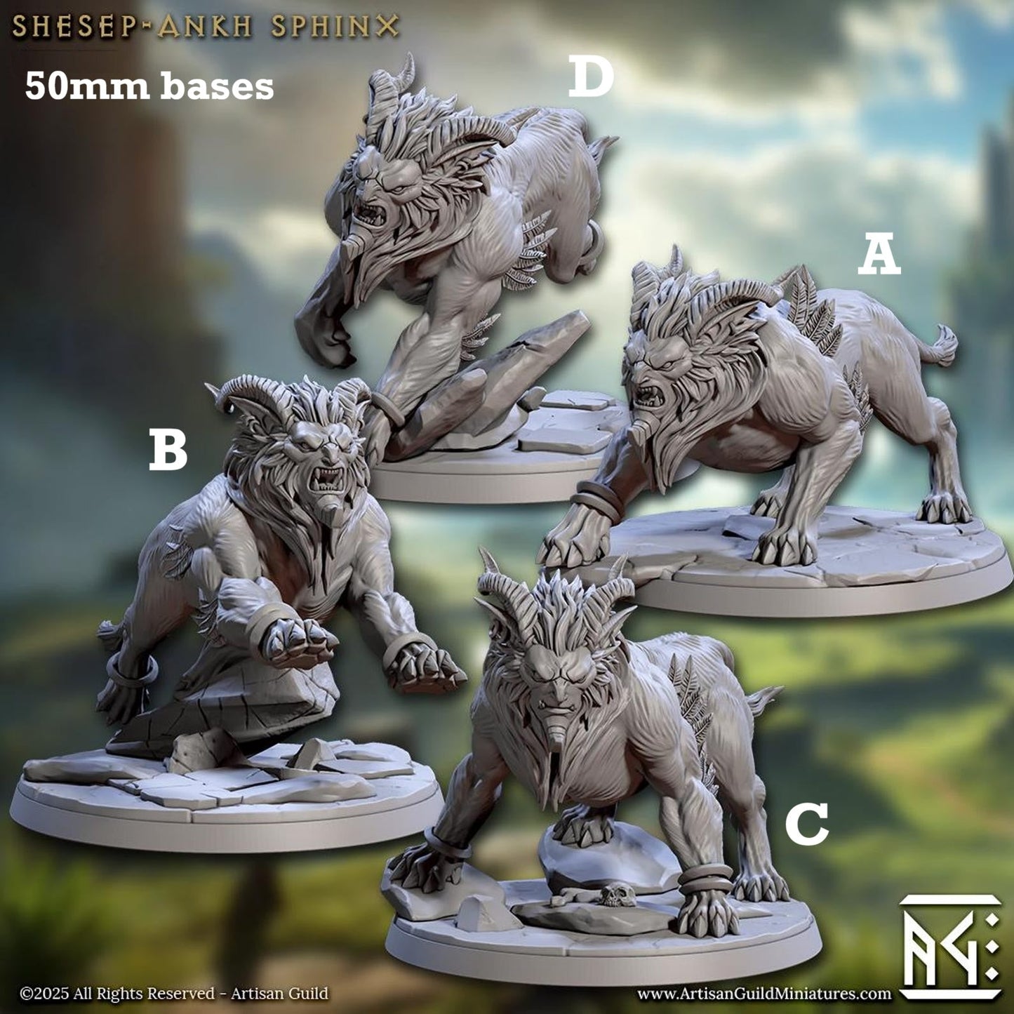 Wild Shesep-Ankh Sphinxes