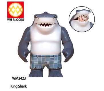 King Shark from Suicide Squad Custom Minifig - Collectors World Toys