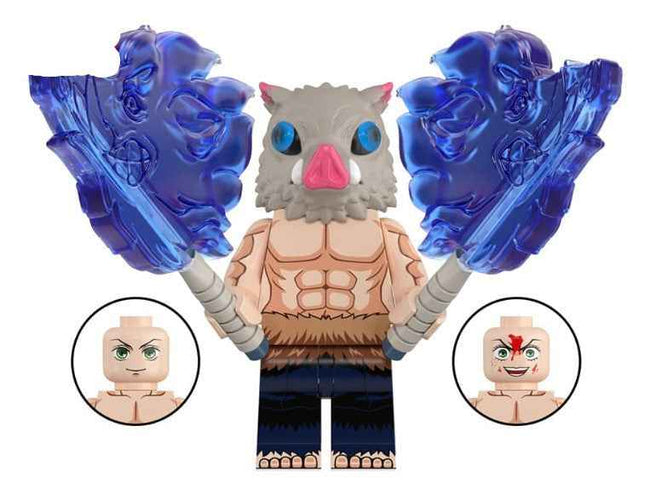 Boar Mask Swordsman Custom Minifig Hover Image