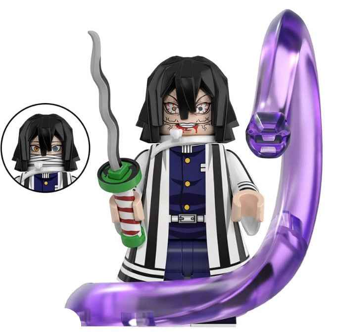 Serpent Pillar Swordsman Custom Minifig Main image