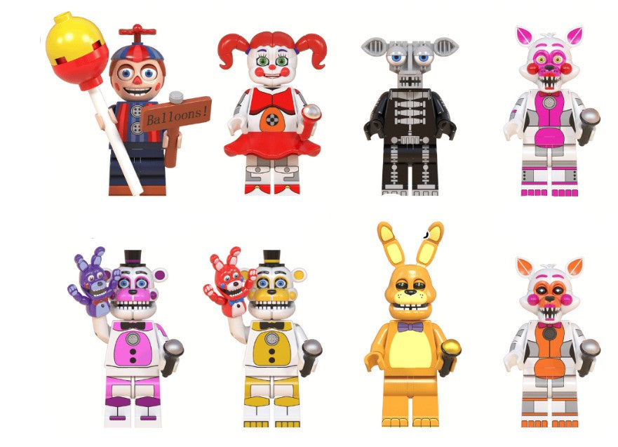 Haunted Animatronic Custom Minifigure Set (8-Pack) Main image
