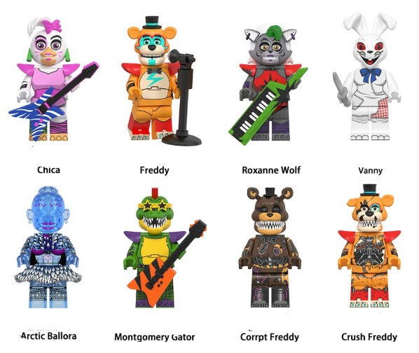 Five Nights at Freddy’s Minifigure Set of 8 Main image