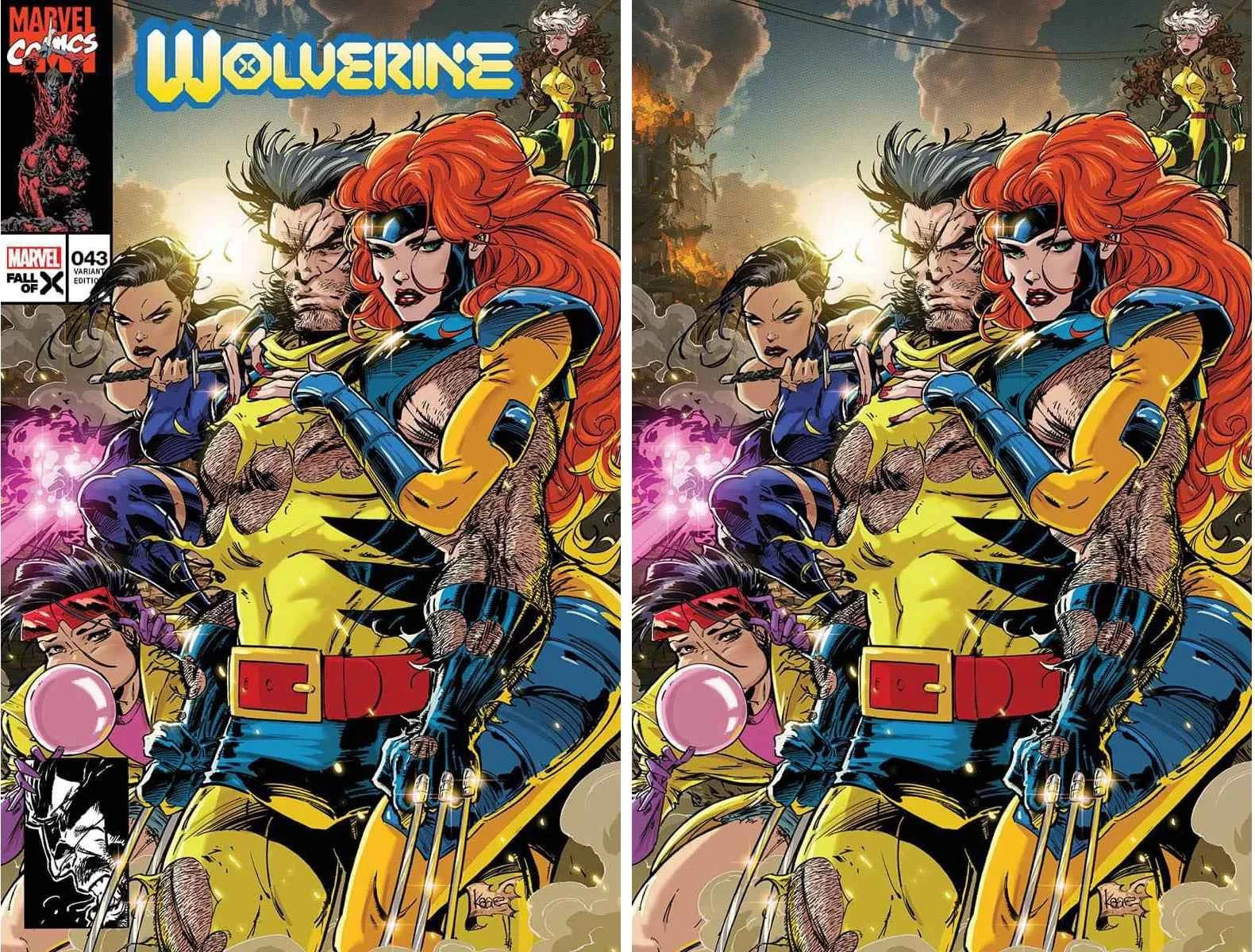 WOLVERINE #43 (KAARE ANDREWS EXCLUSIVE TRADE/VIRGIN VARIANT SET) Main image