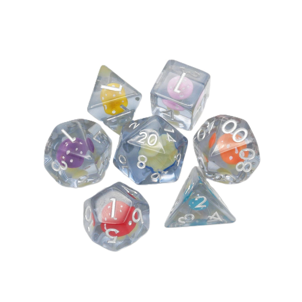 Woodland Trip - 7 Piece DnD Dice Set | Acrylic RPG Gaming Dice - Collectors World Toys