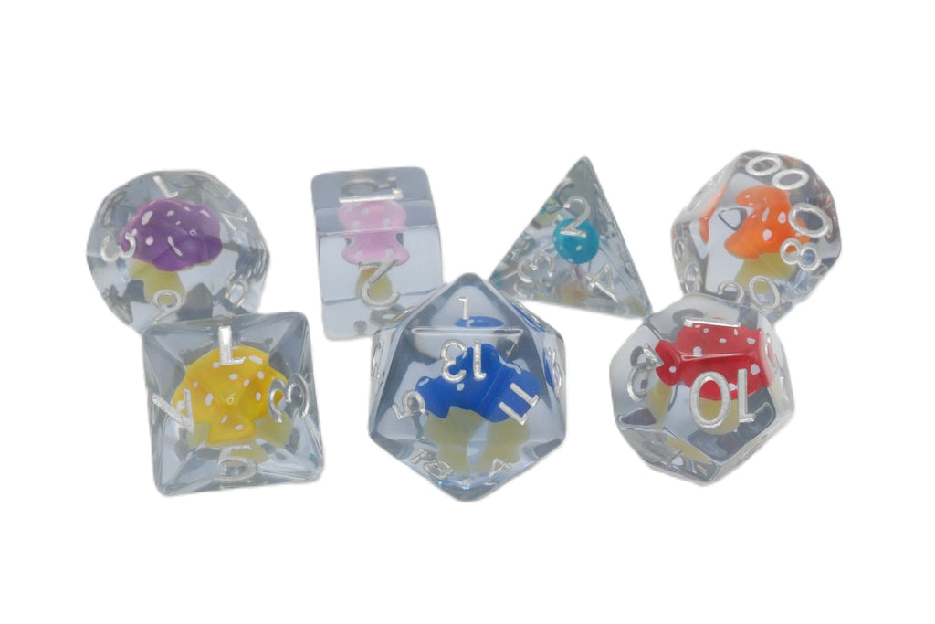 Woodland Trip - 7 Piece DnD Dice Set | Acrylic RPG Gaming Dice - Collectors World Toys