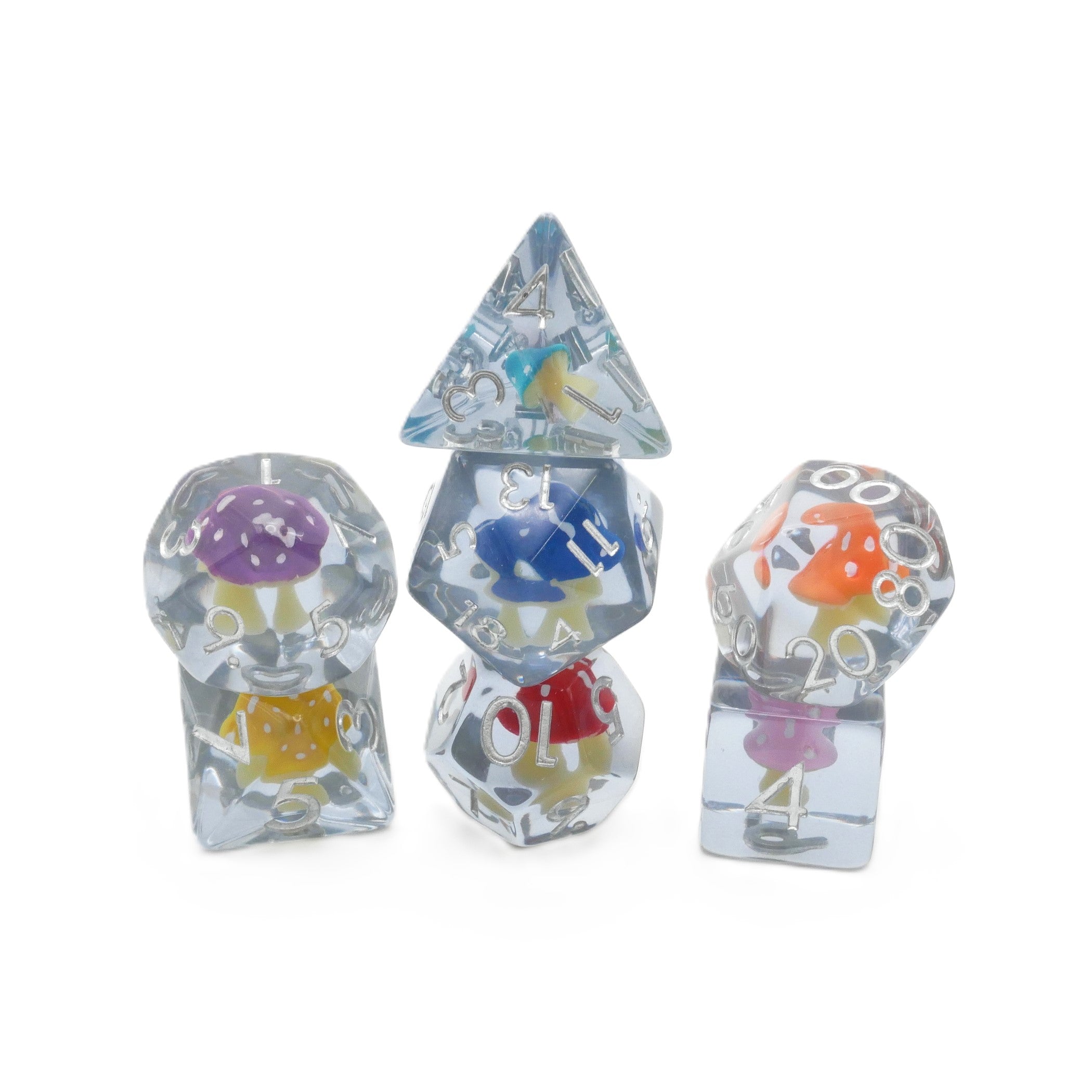 Woodland Trip - 7 Piece DnD Dice Set | Acrylic RPG Gaming Dice - Collectors World Toys