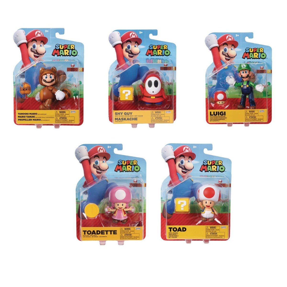 World of Nintendo Mario 4" Action Figure - Select Figure(s) - Collectors World Toys