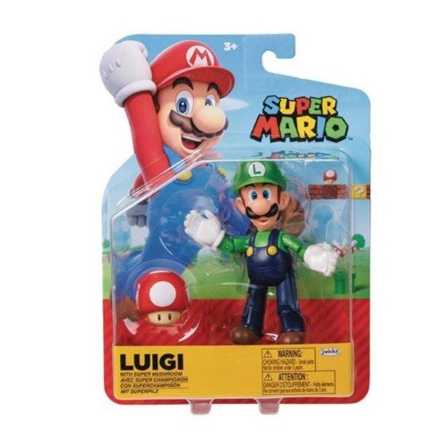World of Nintendo Mario 4" Action Figure - Select Figure(s) - Collectors World Toys
