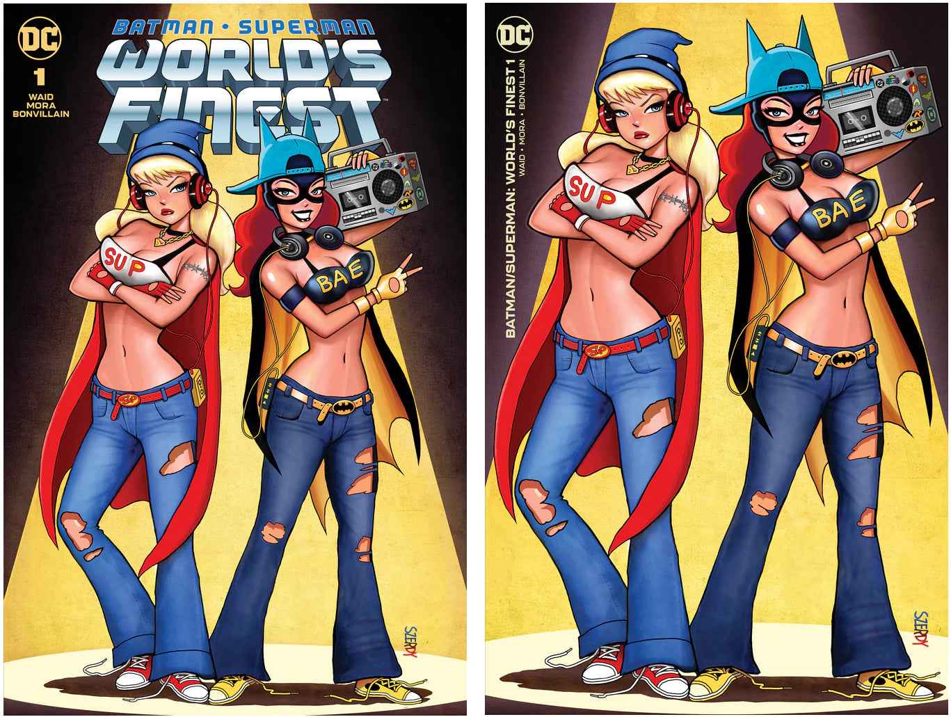 BATMAN/SUPERMAN: WORLD'S FINEST #1 (NATHAN SZERDY EXCLUSIVE TRADE VIRGIN SET)(2022) COMIC BOOK Main image