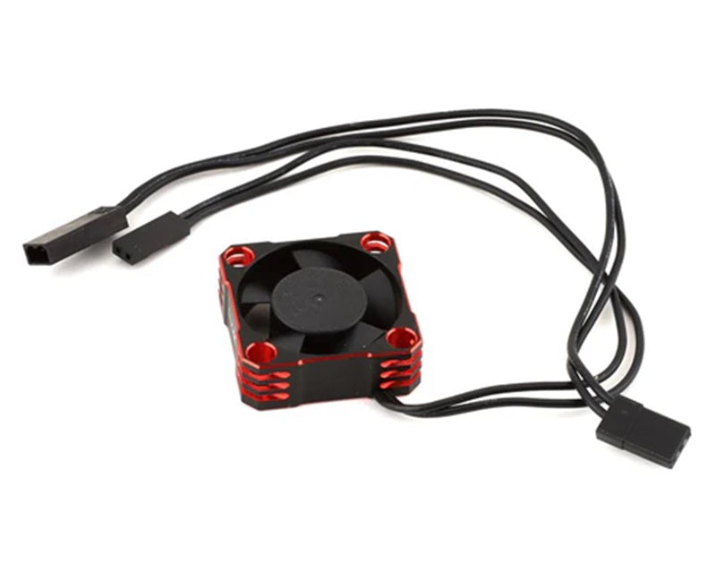 HyperCool Aluminum Cooling Fan - 30mm - Red Hot