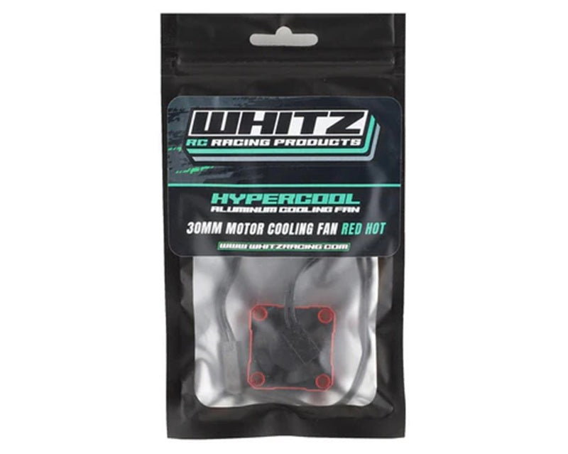 HyperCool Aluminum Cooling Fan - 30mm - Red Hot