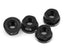 M4 Flanged Wheel Nut (Black)