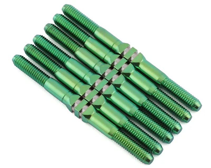 Losi 22s Sprint Car HyperMax Ti Turnbuckles (Green)