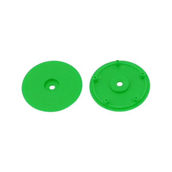 1/10 Whiplash Front 2.2" 12mm Sprint Car Wheels (2) (Green)
