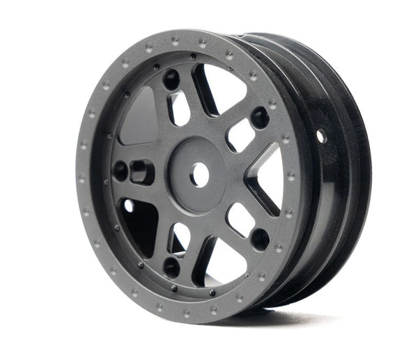 1/10 Whiplash Front 2.2" 12mm Sprint Car Wheels (2) (Pink)