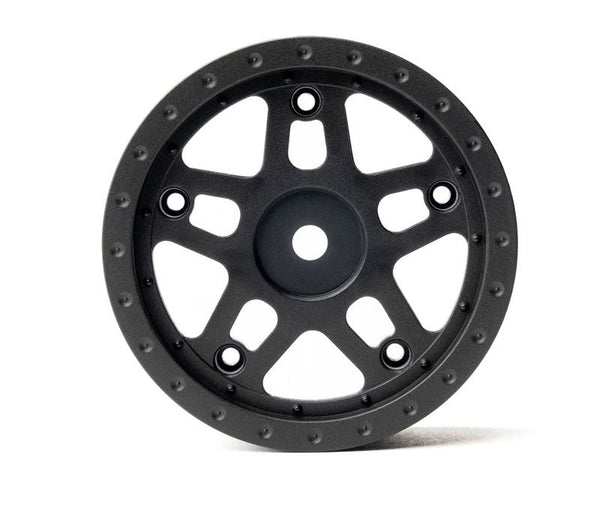 1/10 Whiplash Front 2.2" 12mm Sprint Car Wheels (2) (Orange)