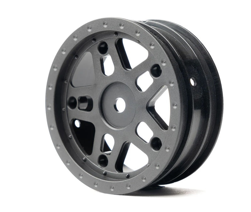 1/10 Whiplash Front 2.2" 12mm Sprint Car Wheels (2) (Red)
