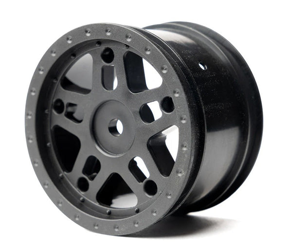 1/10 Whiplash Rear 2.2" 12mm Sprint Car Wheels (2) (Yellow)
