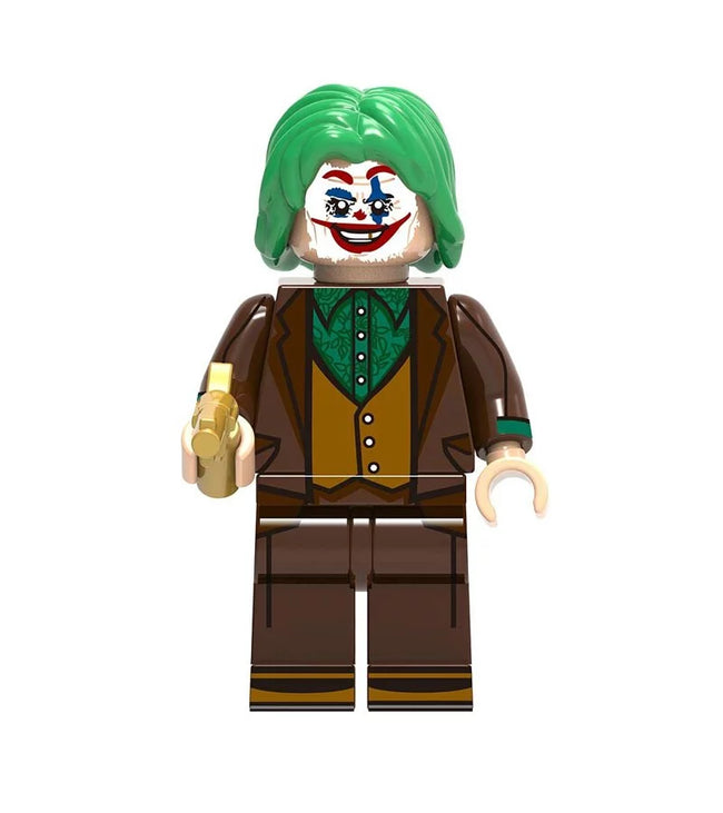 Joker Custom Minifig with Brown Suit - Collectors World Toys Hover Image