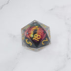 Xanathar's Eye | Giant D20 Moving Eye DnD Dice | Acrylic RPG Gaming Dice - Collectors World Toys